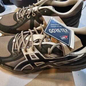ASICS Gel-Venture 6 GORE-TEX Pepper / Black Coffee Mens Size 8 Trail Hiking NEW